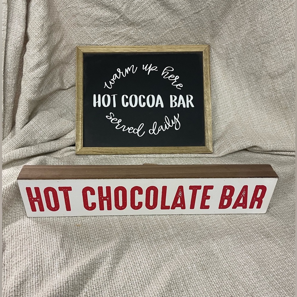 COPY - HOT CHOCOLATE SIGNS